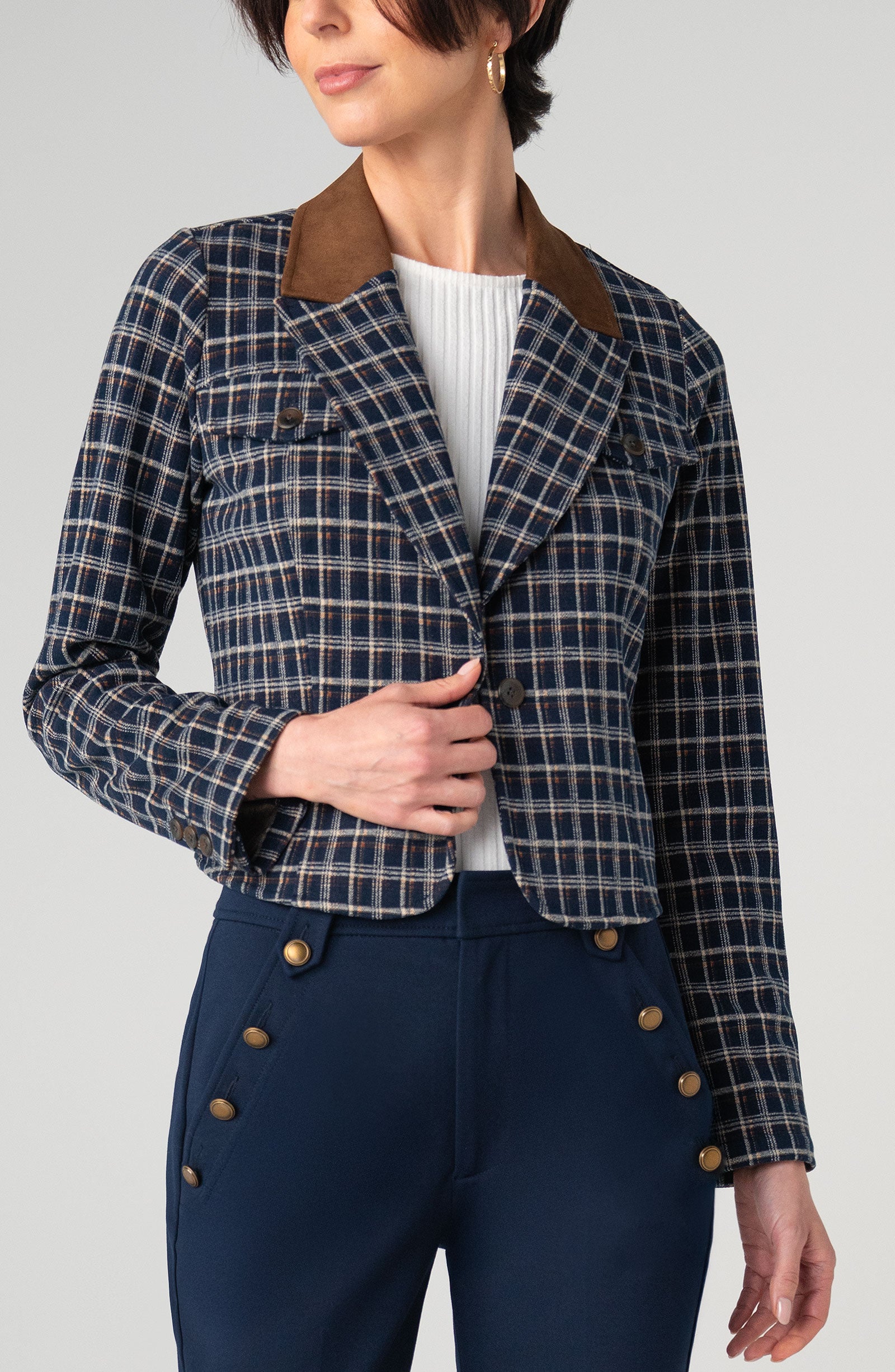 Cropped Blazer