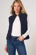 Reversible Quilted Sweater Vest