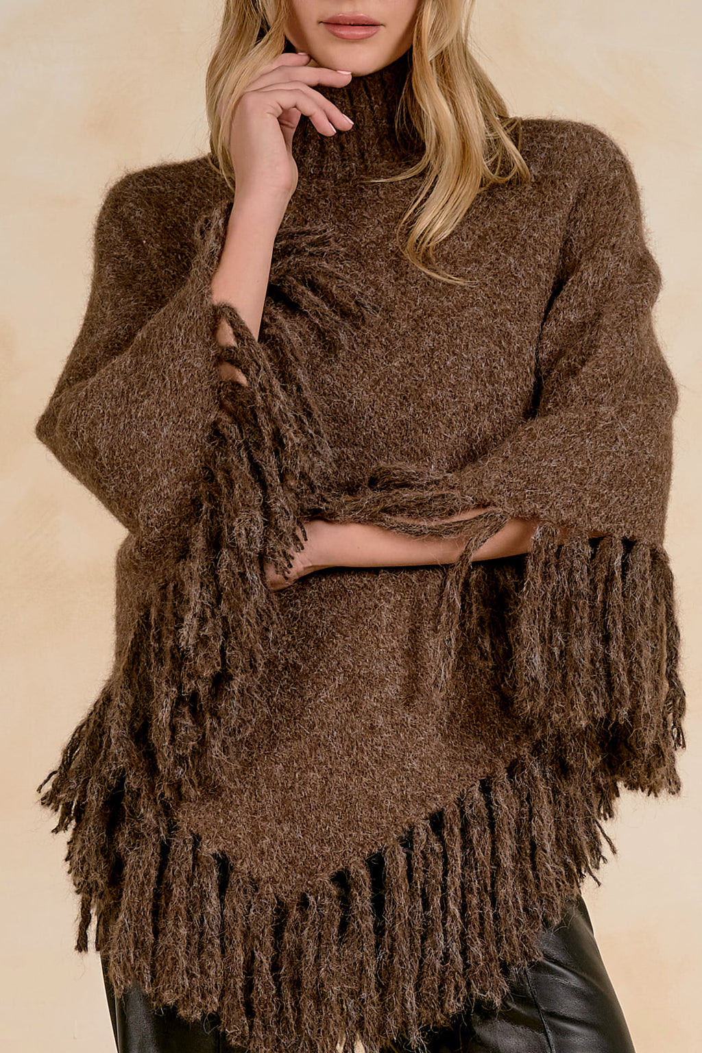 Turtleneck Poncho