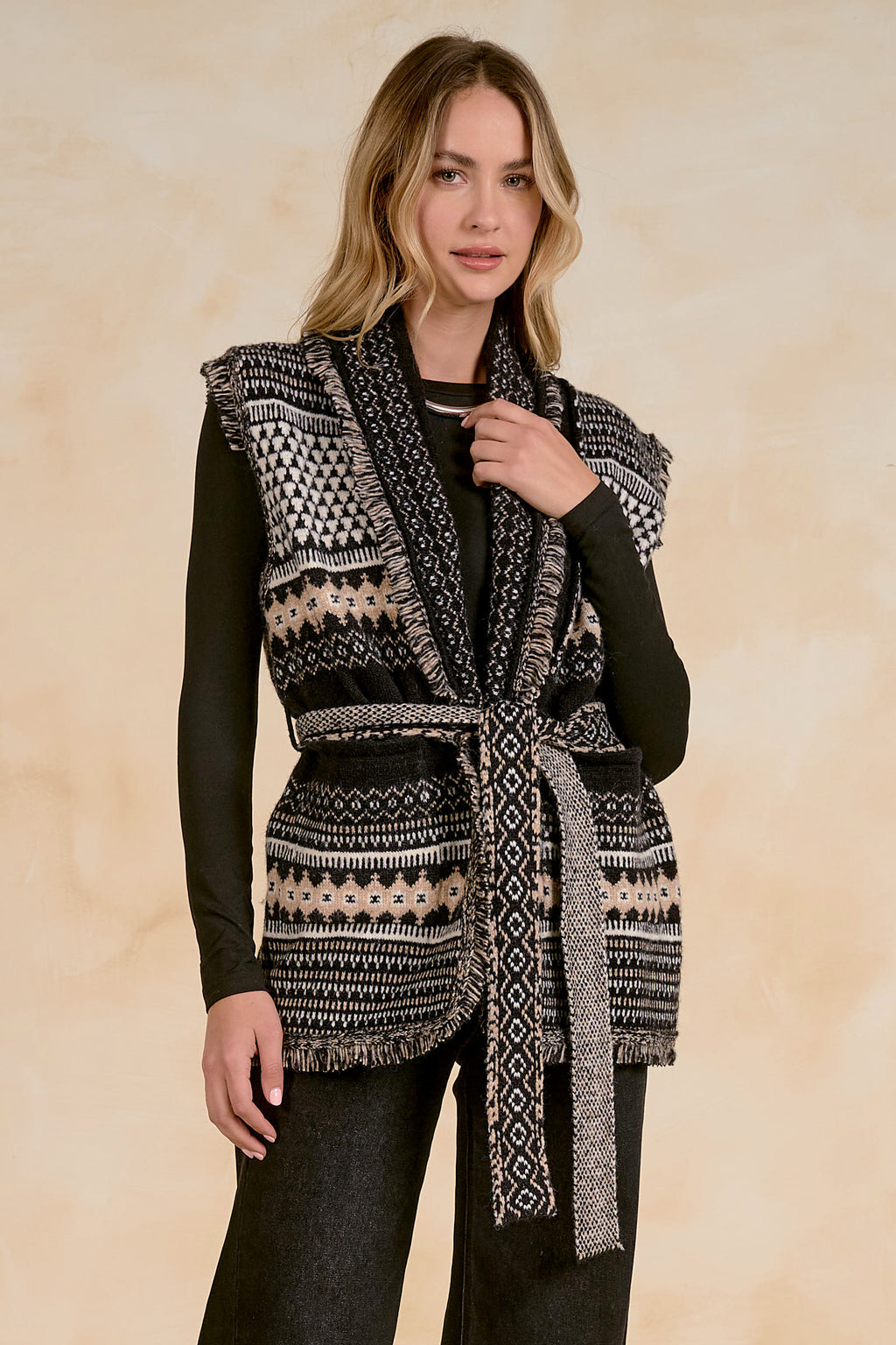 Sleeveless Cardigan